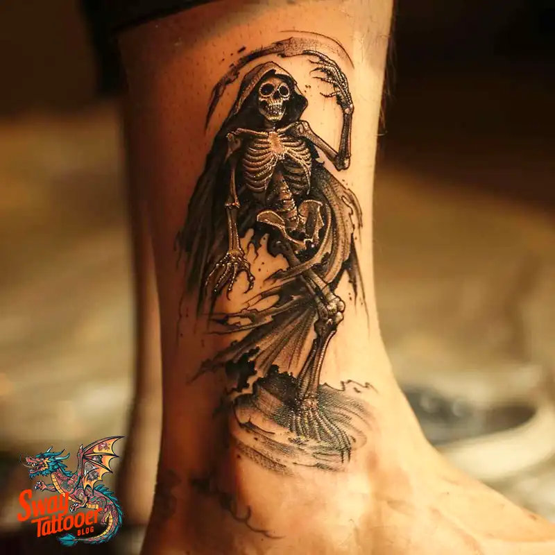 100 Grim Reaper Tattoo Designs: Meaning, Designs & Care 87 grim reaper16