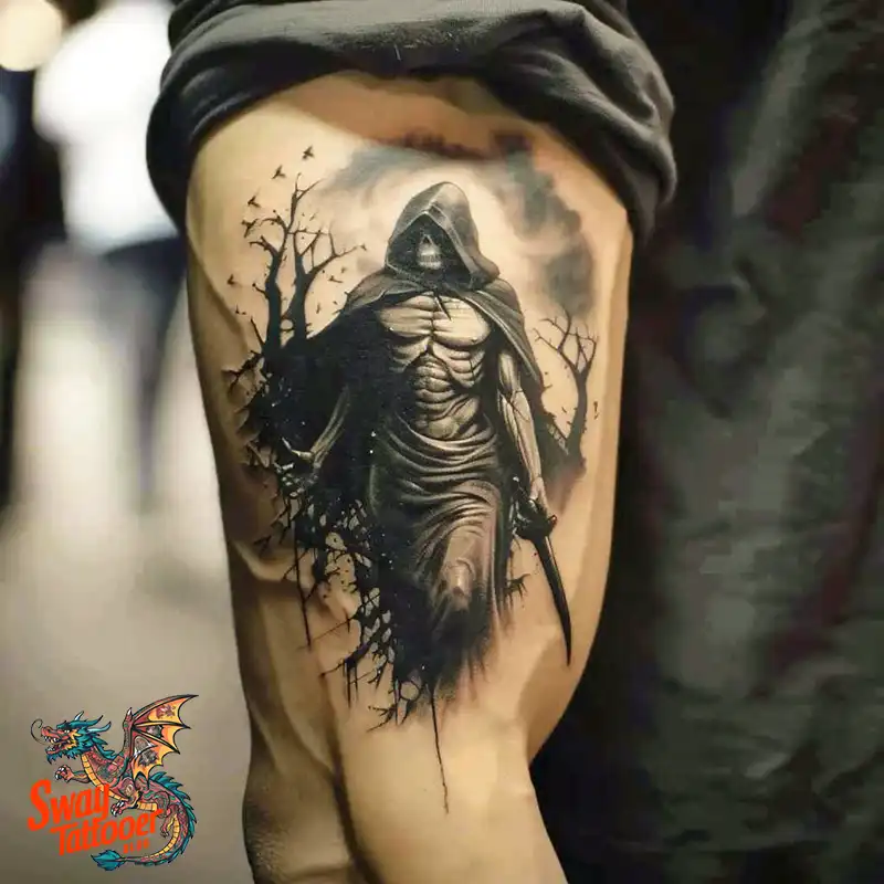 100 Grim Reaper Tattoo Designs: Meaning, Designs & Care 81 grim reaper18