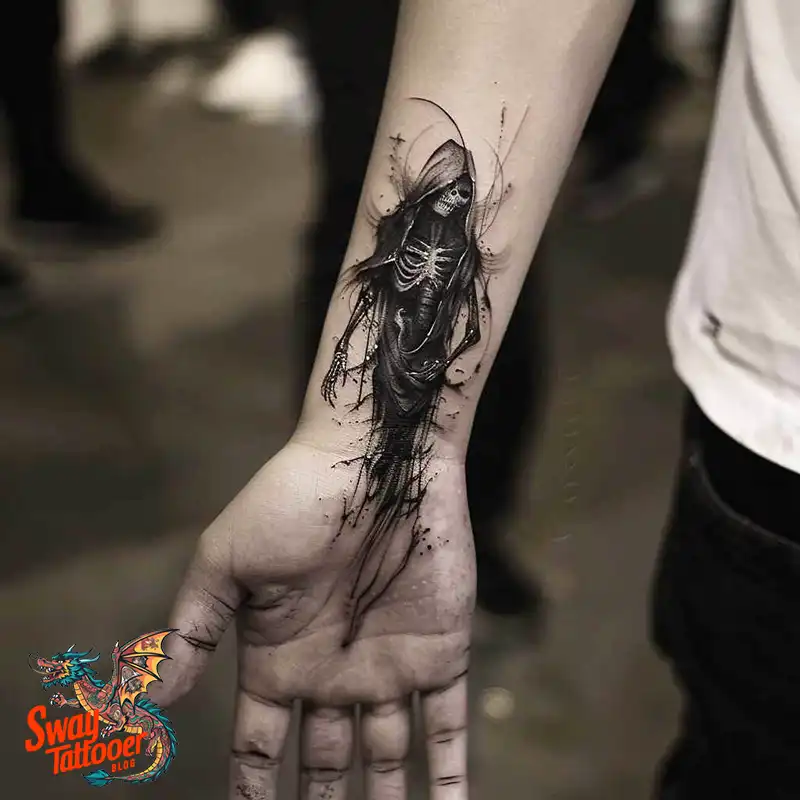 100 Grim Reaper Tattoo Designs: Meaning, Designs & Care 70 grim reaper29