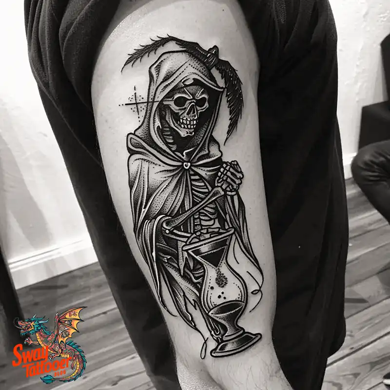 100 Grim Reaper Tattoo Designs: Meaning, Designs & Care 96 grim reaper3