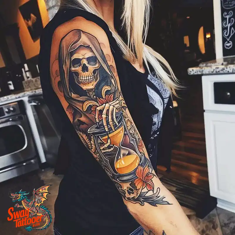 100 Grim Reaper Tattoo Designs: Meaning, Designs & Care 45 Grim Reaper Tattoo