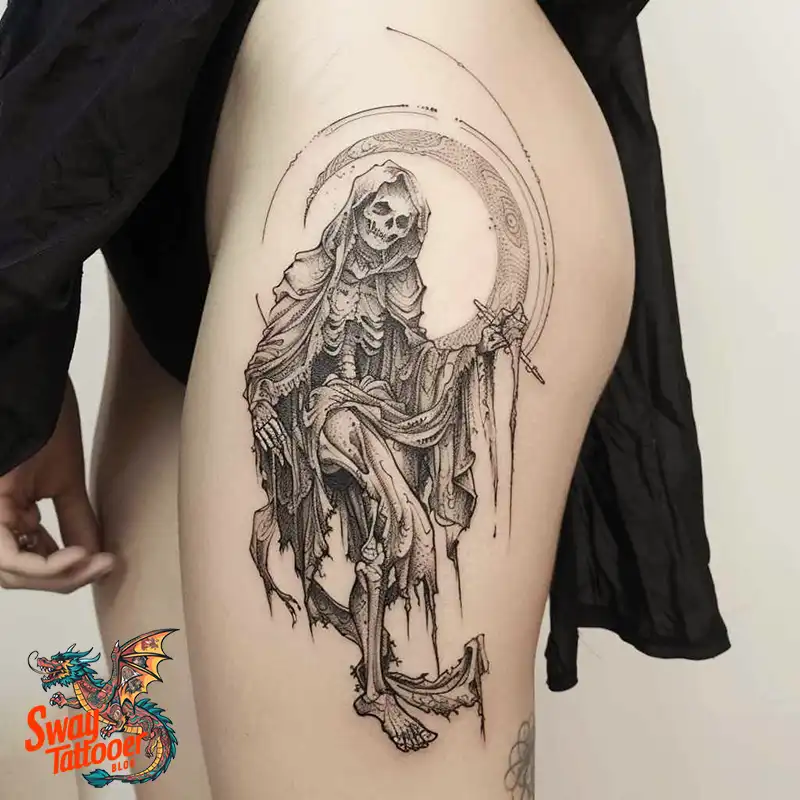 100 Grim Reaper Tattoo Designs: Meaning, Designs & Care 23 Grim Reaper Tattoo Designs