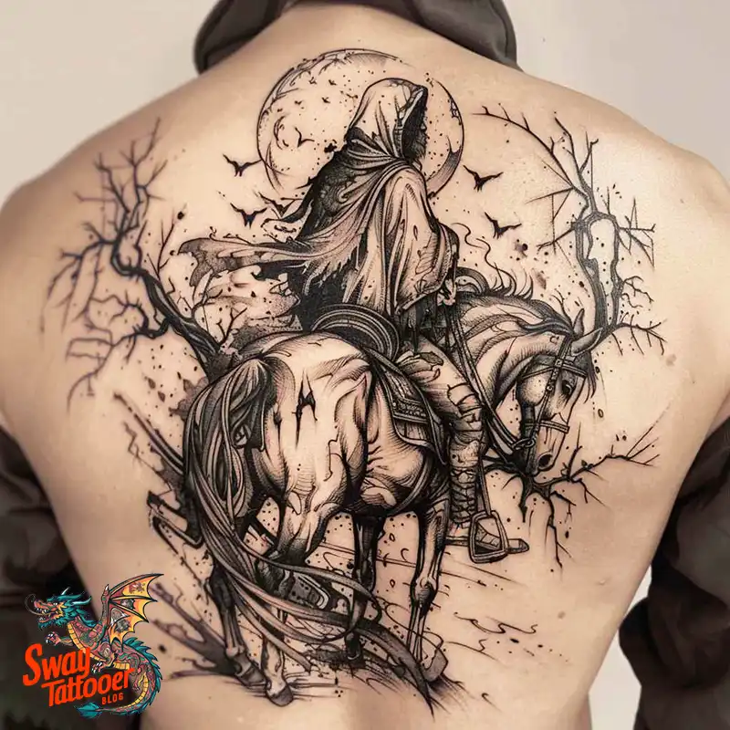 100 Grim Reaper Tattoo Designs: Meaning, Designs & Care 91 grim reaper8