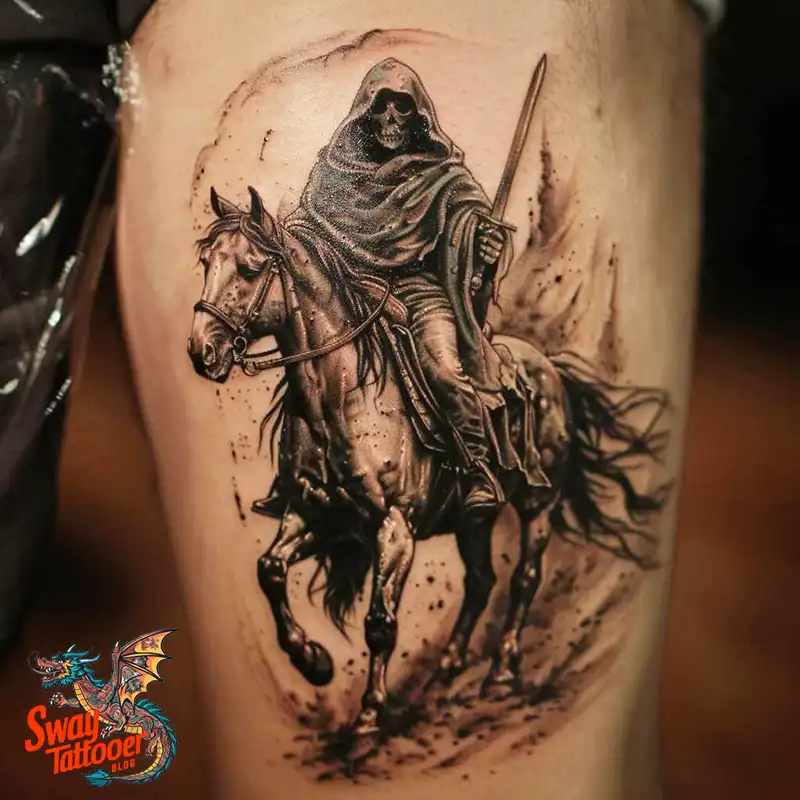 100 Grim Reaper Tattoo Designs: Meaning, Designs & Care 90 grim reaper9