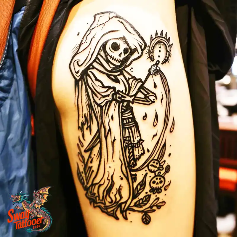 100 Grim Reaper Tattoo Designs: Meaning, Designs & Care 4 Grim Reaper Tattoo Designs