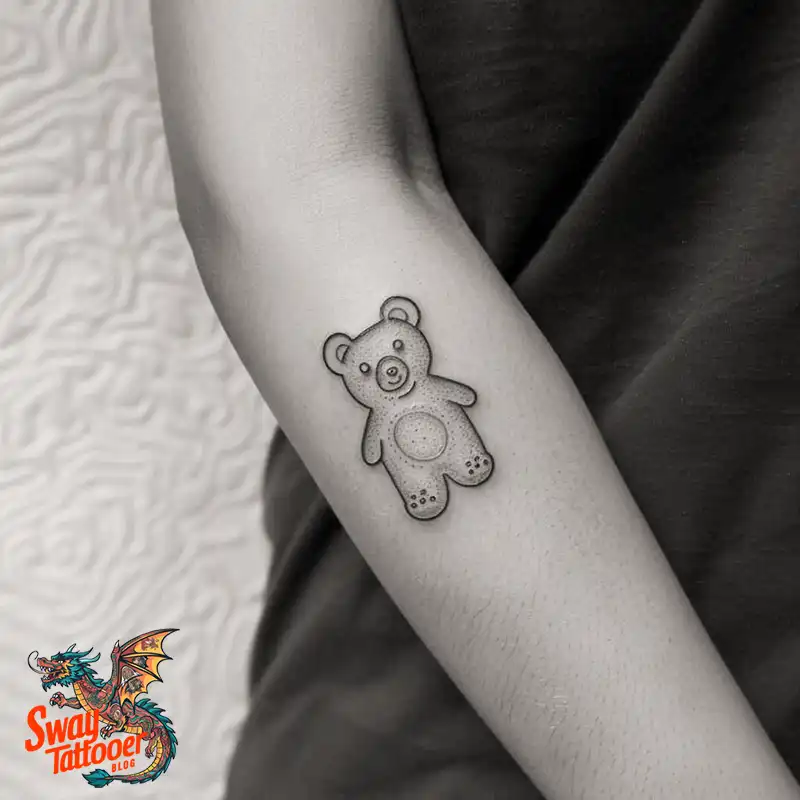 100 Gummy Bear Tattoo Designs: Meaning, Style and Aftercare 82 gummy bear11