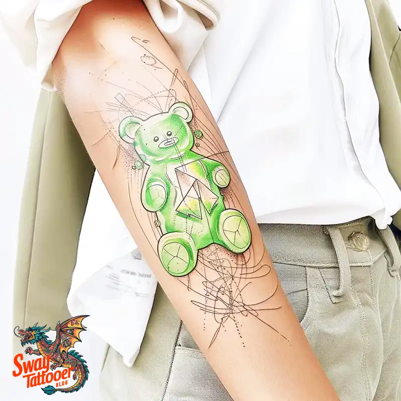 100 Gummy Bear Tattoo Designs: Meaning, Style and Aftercare 74 gummy bear16