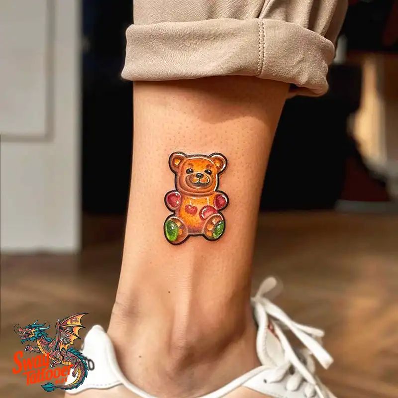 100 Gummy Bear Tattoo Designs: Meaning, Style and Aftercare 78 gummy bear20