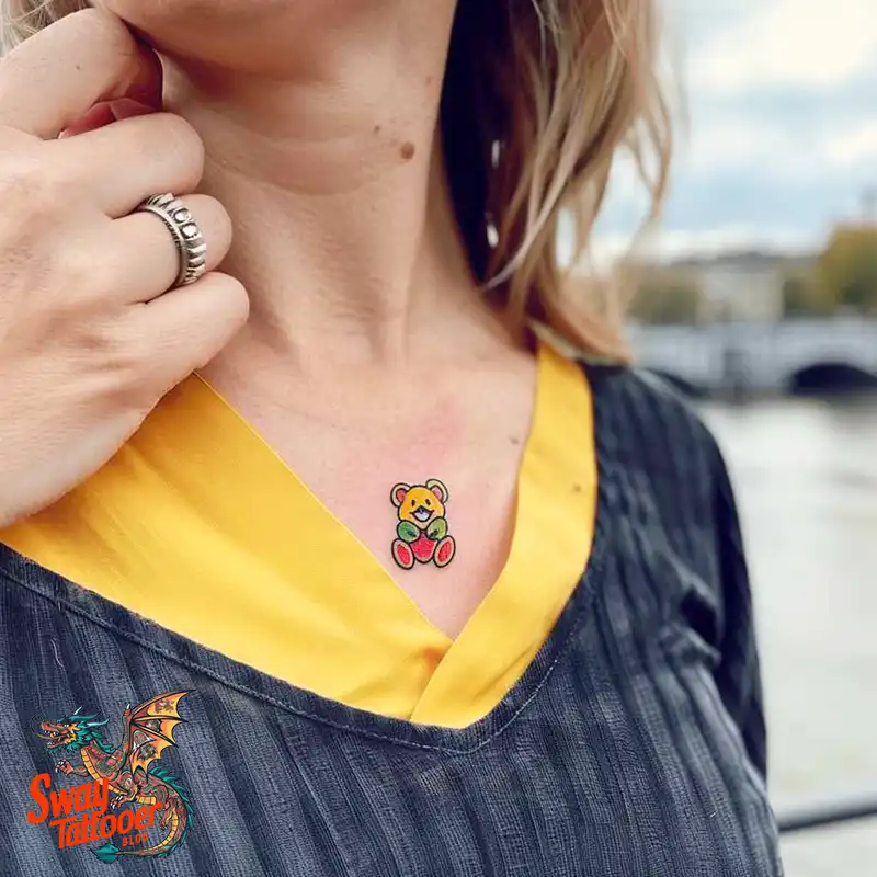 100 Gummy Bear Tattoo Designs: Meaning, Style and Aftercare 69 gummy bear24