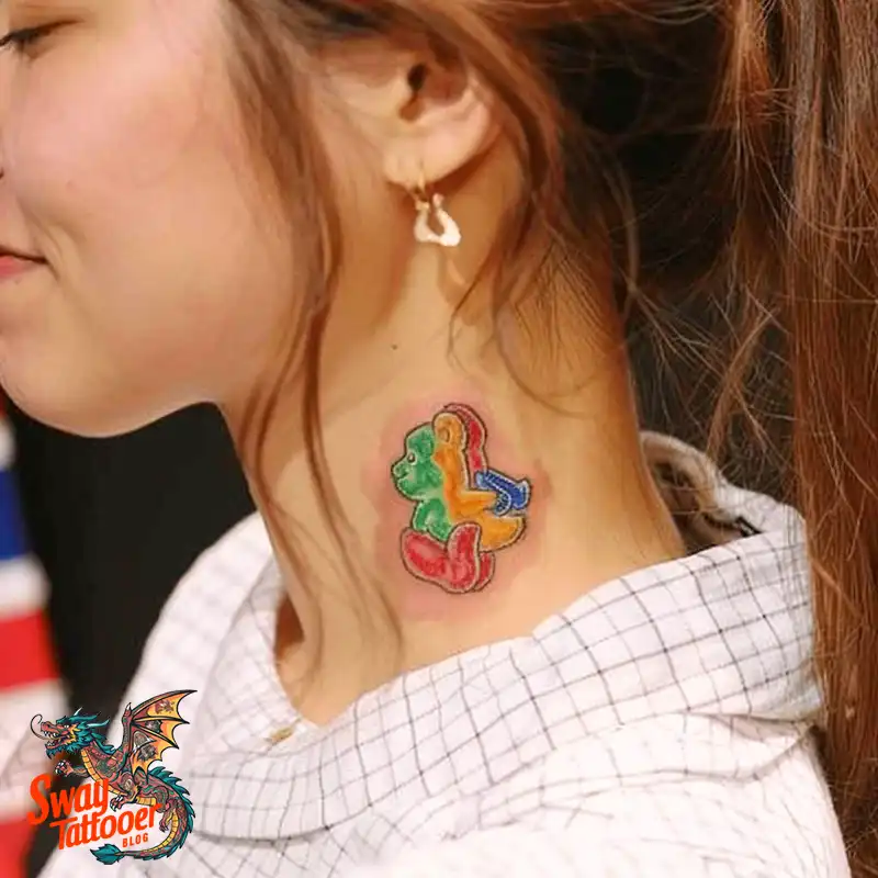 100 Gummy Bear Tattoo Designs: Meaning, Style and Aftercare 63 gummy bear29