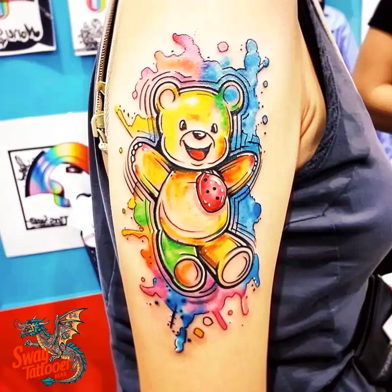 100 Gummy Bear Tattoo Designs: Meaning, Style and Aftercare 59 Gummy Bear Tattoo