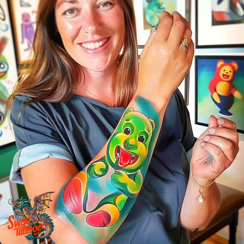 100 Gummy Bear Tattoo Designs: Meaning, Style and Aftercare 57 Gummy Bear Tattoo