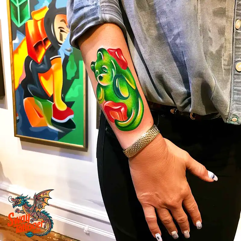 100 Gummy Bear Tattoo Designs: Meaning, Style and Aftercare 56 Gummy Bear Tattoo
