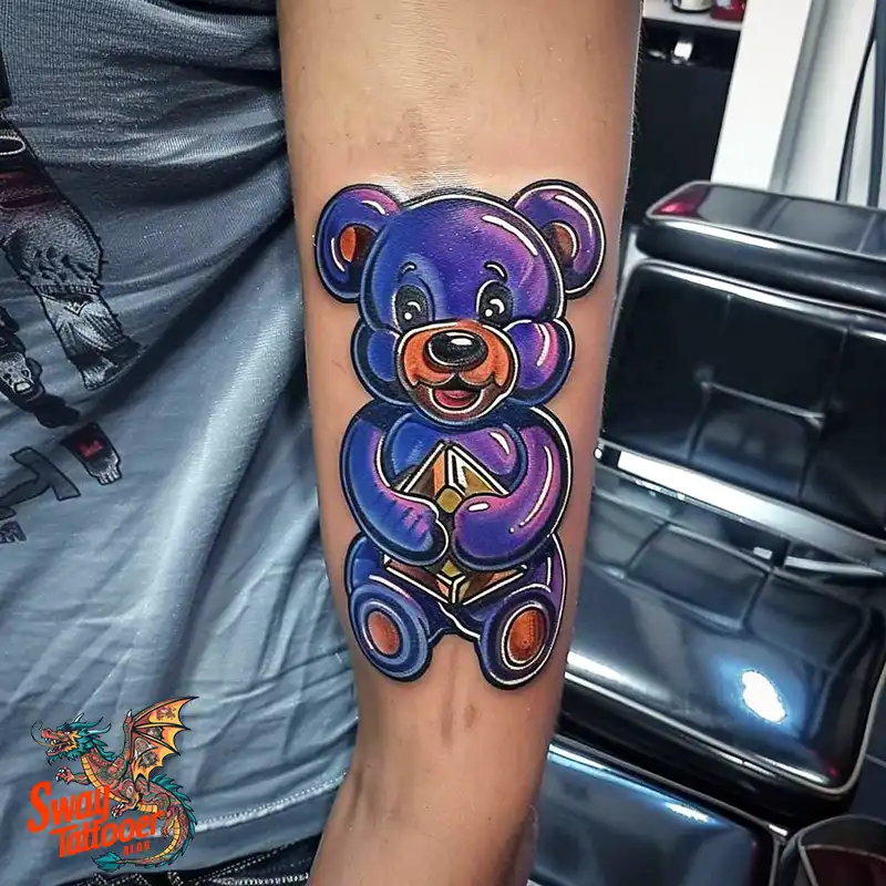 100 Gummy Bear Tattoo Designs: Meaning, Style and Aftercare 50 Gummy Bear Tattoo
