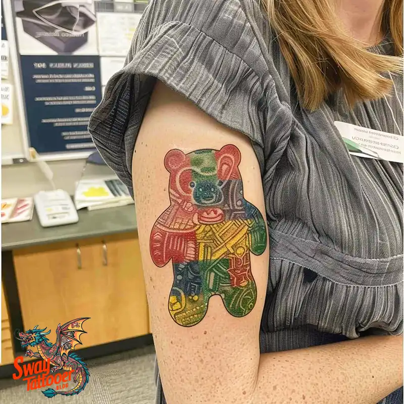 100 Gummy Bear Tattoo Designs: Meaning, Style and Aftercare 51 Gummy Bear Tattoo