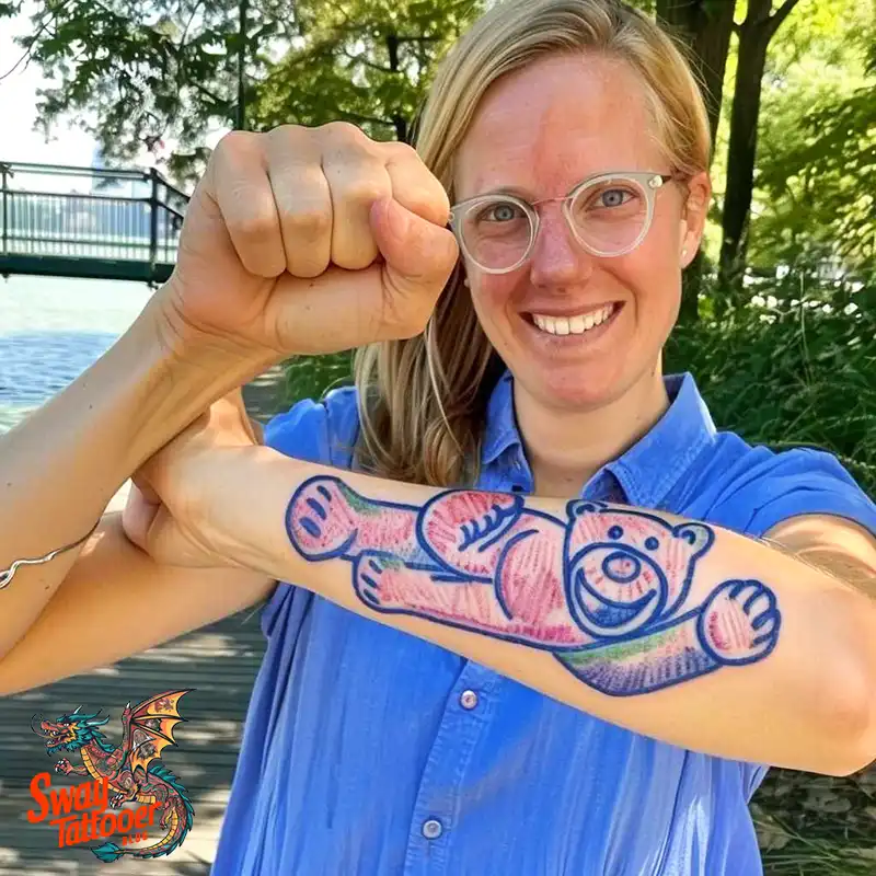 100 Gummy Bear Tattoo Designs: Meaning, Style and Aftercare 53 Gummy Bear Tattoo