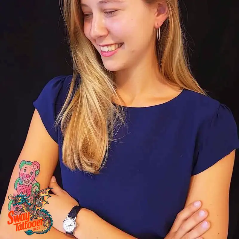 100 Gummy Bear Tattoo Designs: Meaning, Style and Aftercare 54 Gummy Bear Tattoo