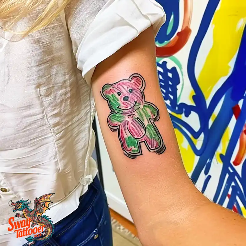 100 Gummy Bear Tattoo Designs: Meaning, Style and Aftercare 48 Gummy Bear Tattoo