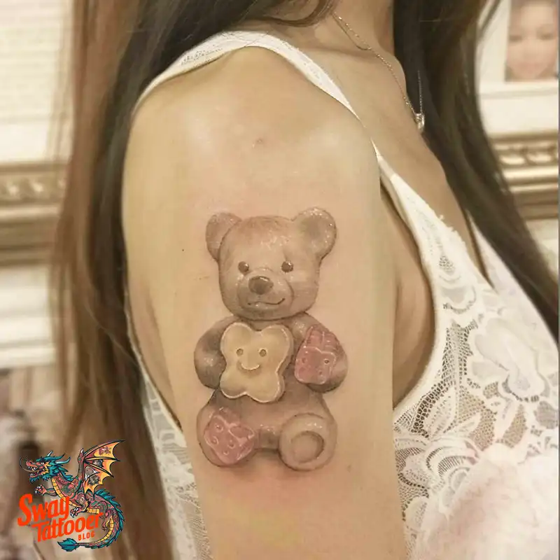 100 Gummy Bear Tattoo Designs: Meaning, Style and Aftercare 45 Gummy Bear Tattoo