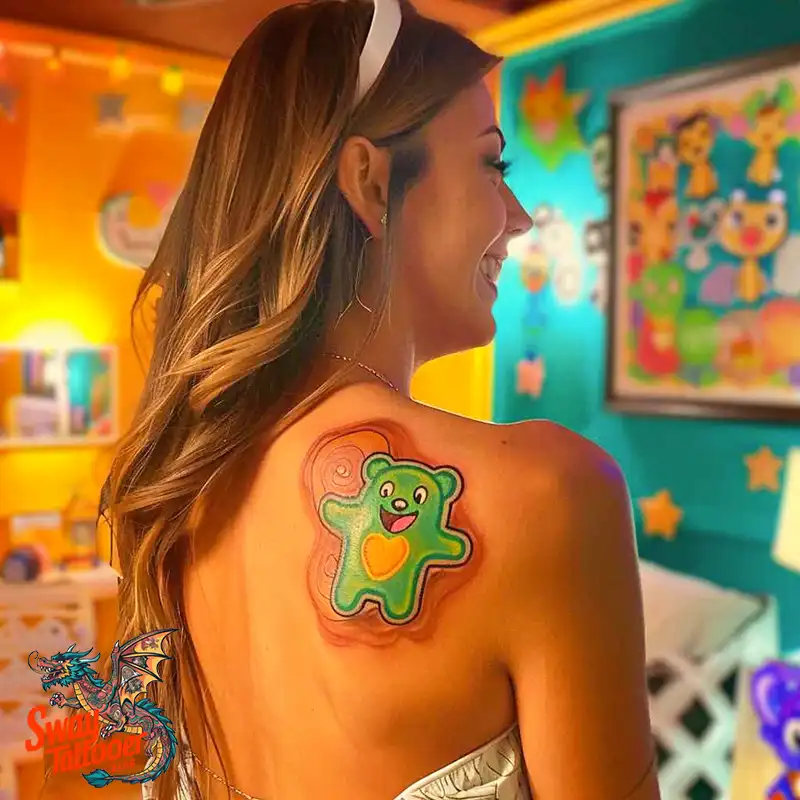 100 Gummy Bear Tattoo Designs: Meaning, Style and Aftercare 20 Gummy Bear Tattoo Designs
