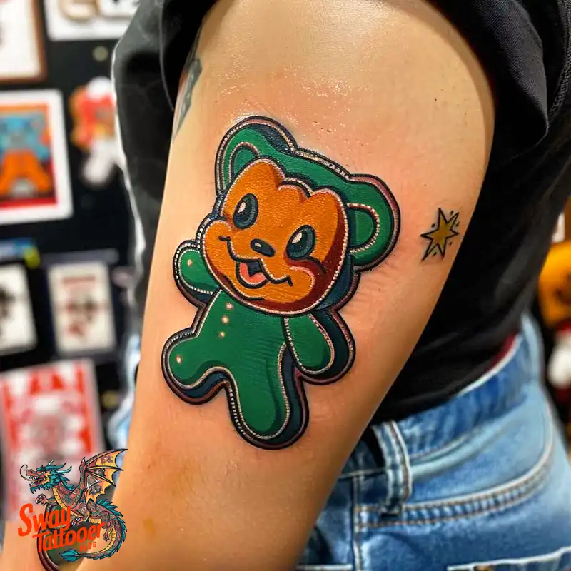 100 Gummy Bear Tattoo Designs: Meaning, Style and Aftercare 10 Gummy Bear Tattoo Designs