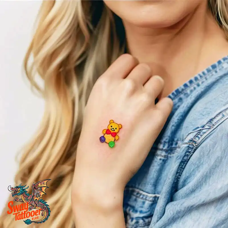 100 Gummy Bear Tattoo Designs: Meaning, Style and Aftercare 8 Gummy Bear Tattoo Designs
