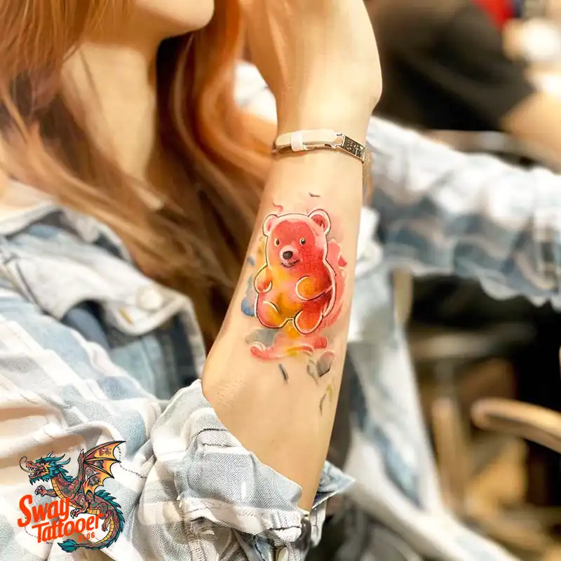 100 Gummy Bear Tattoo Designs: Meaning, Style and Aftercare 5 Gummy Bear Tattoo Designs