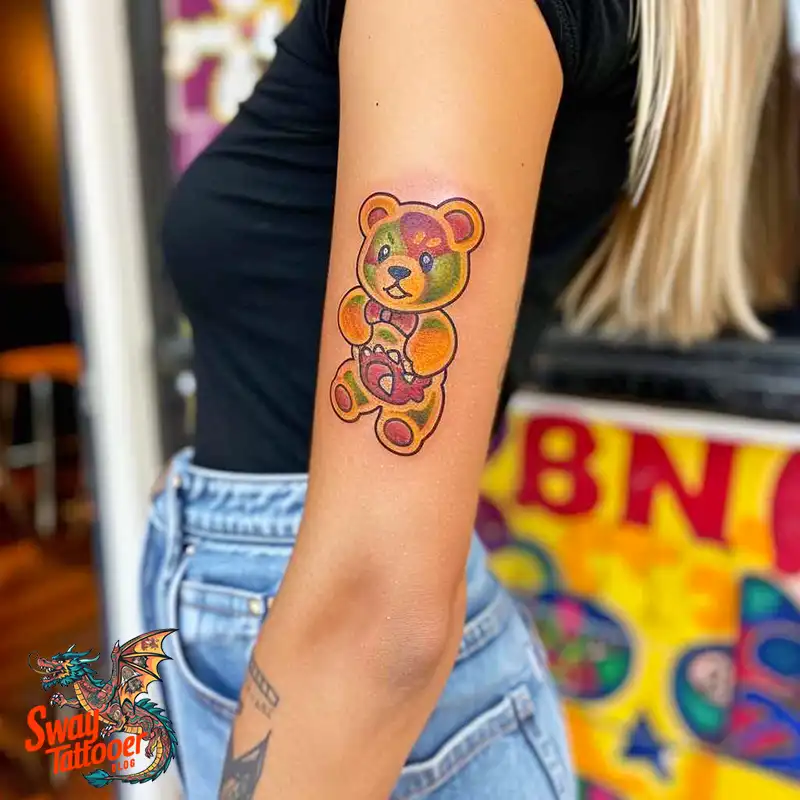 100 Gummy Bear Tattoo Designs: Meaning, Style and Aftercare 3 Gummy Bear Tattoo Designs
