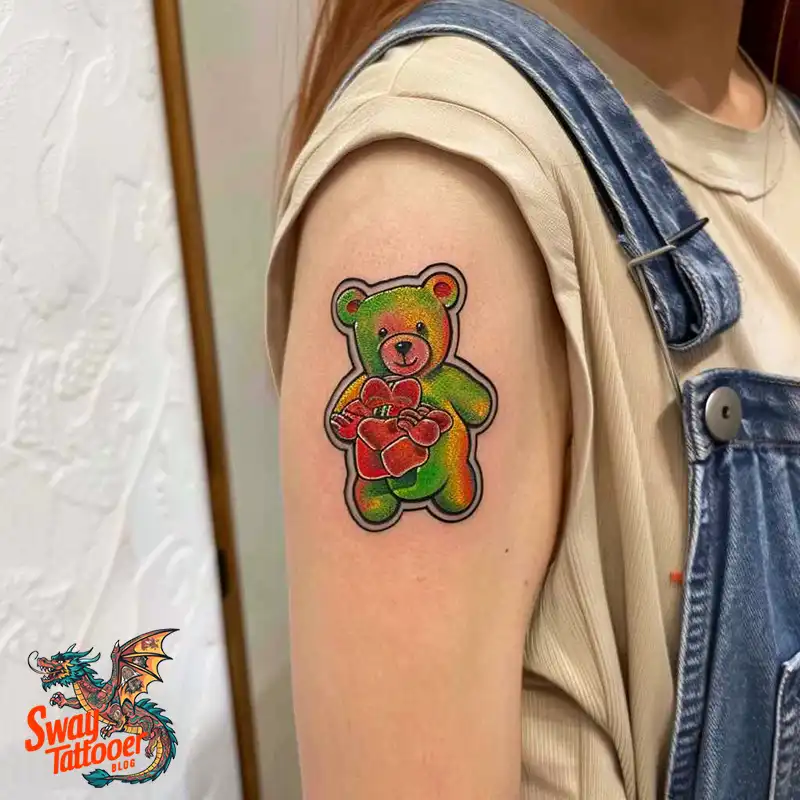 100 Gummy Bear Tattoo Designs: Meaning, Style and Aftercare 1 Gummy Bear Tattoo Designs