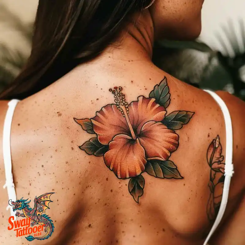 Hibiscus Flower Tattoo Design