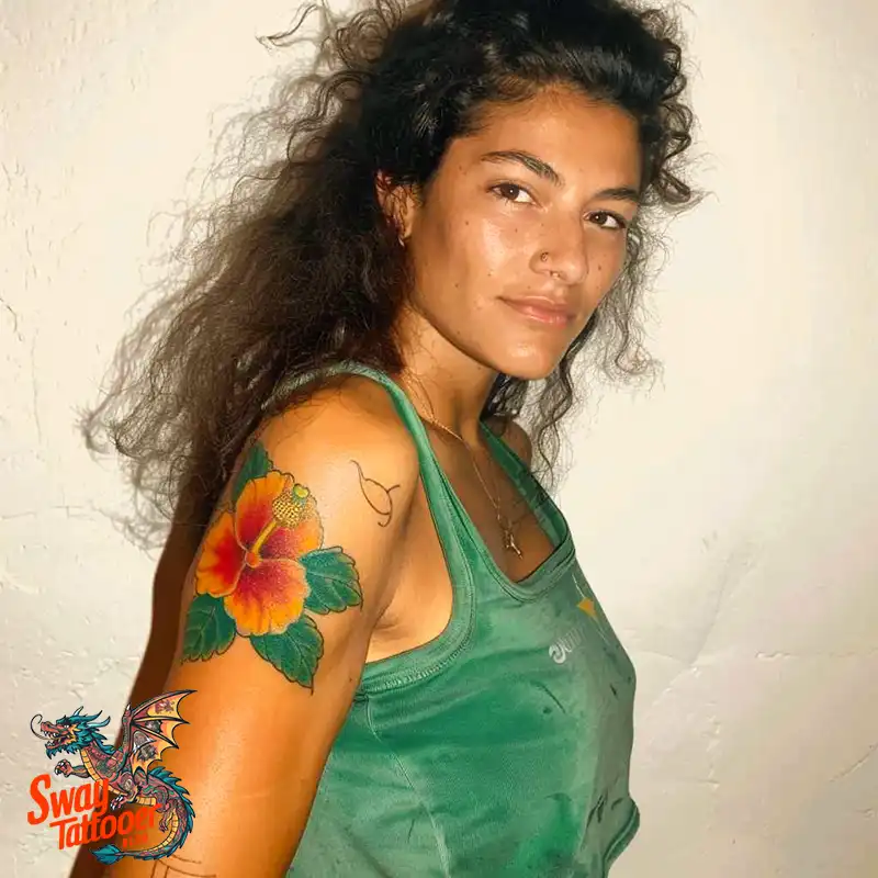 Hibiscus Flower Tattoo