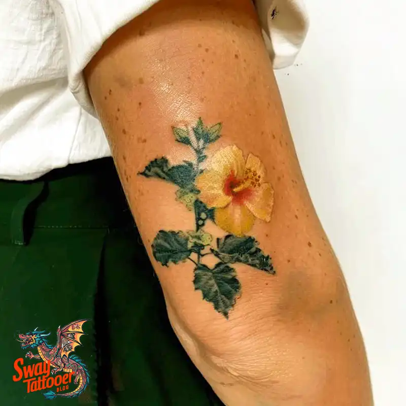 Hibiscus Flower Tattoo