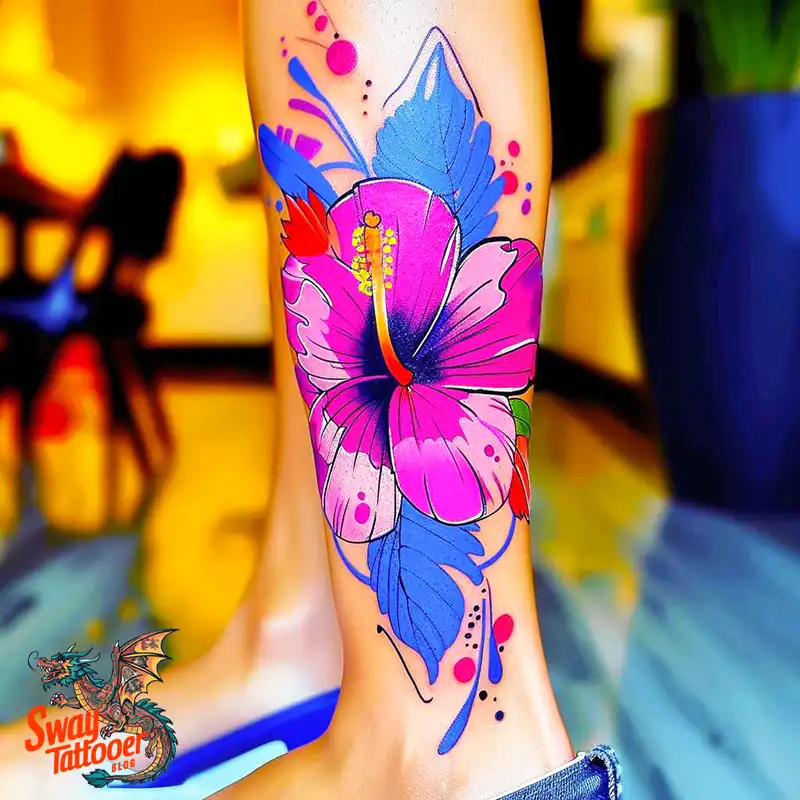Hibiscus Flower Tattoo