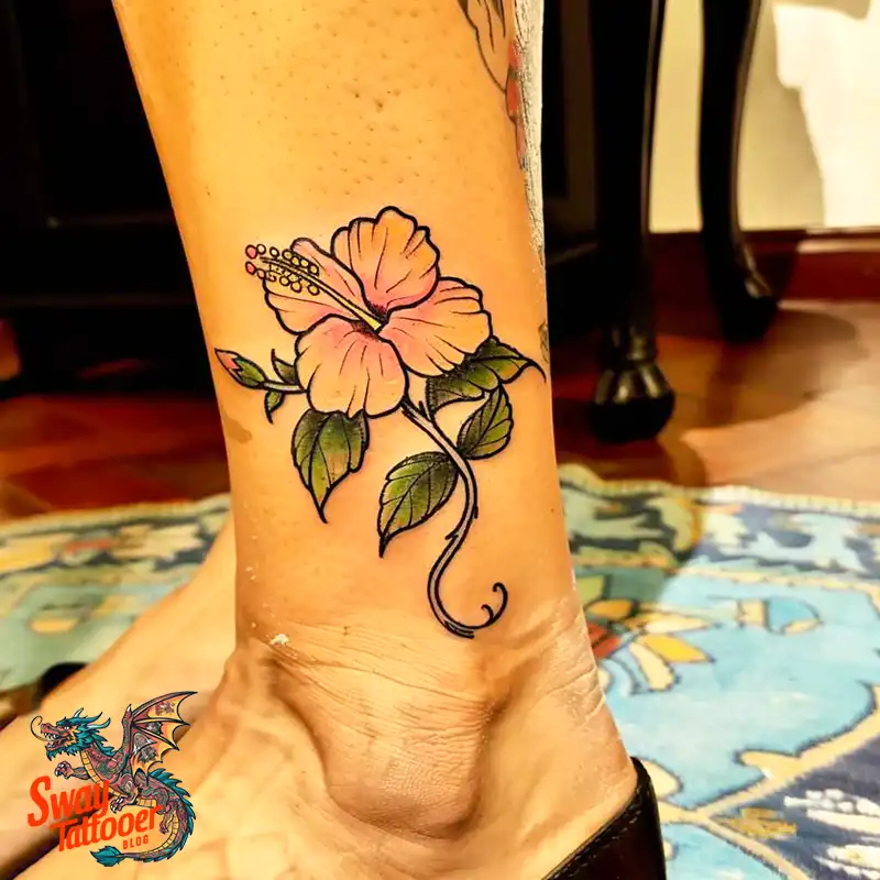 Hibiscus Flower Tattoo