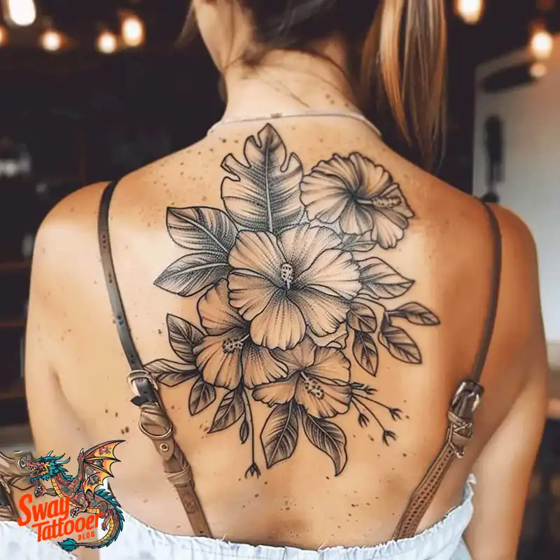 Hibiscus Flower Tattoo