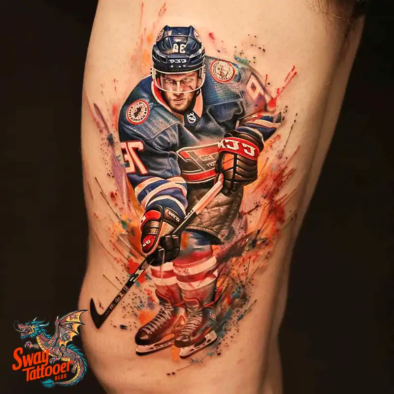 Hockey Tattoo Designs