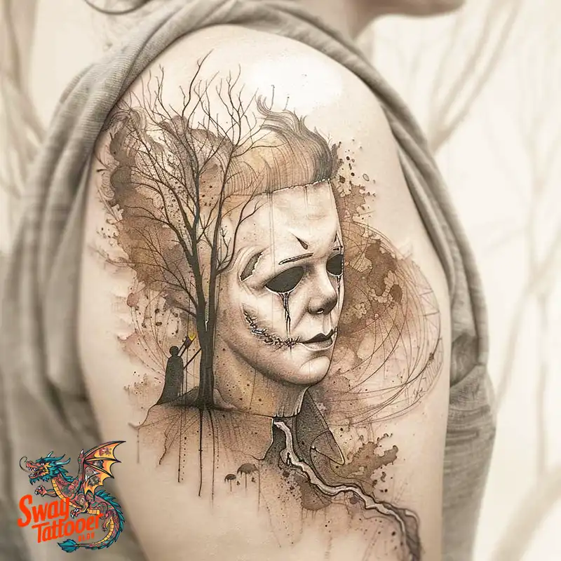 70 Michael Myers Tattoo Designs, Symbolism, and Style 34 michael myers tattoo