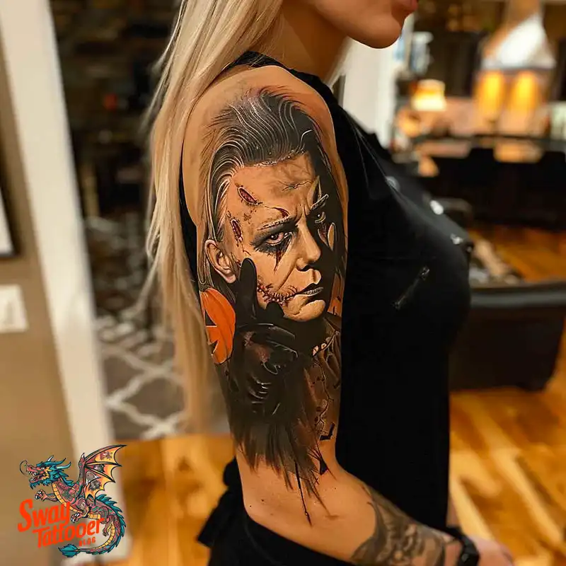 70 Michael Myers Tattoo Designs, Symbolism, and Style 32 michael myers tattoo