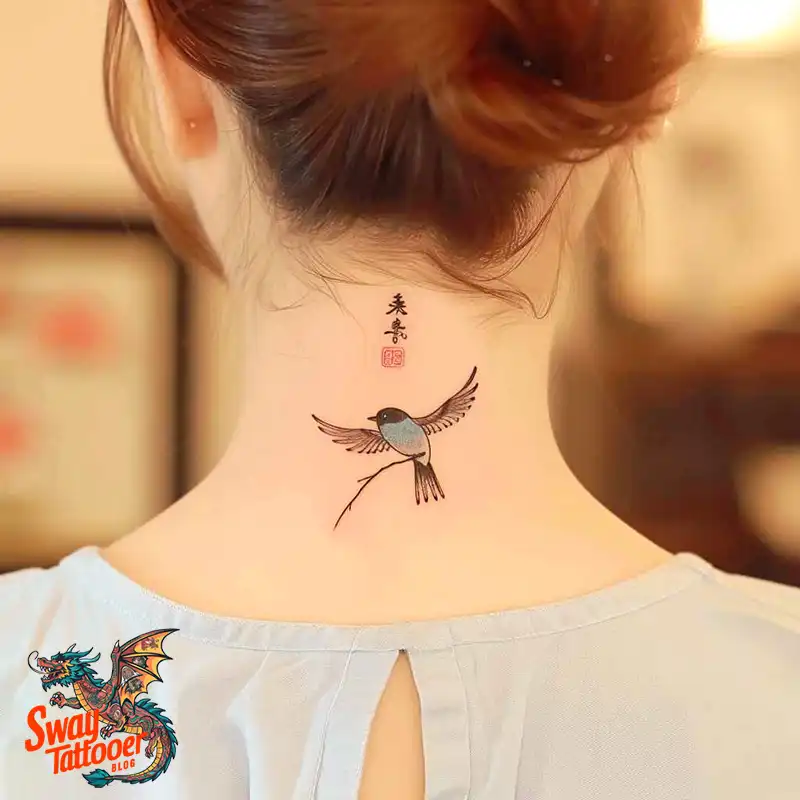 mockingbird tattoo design