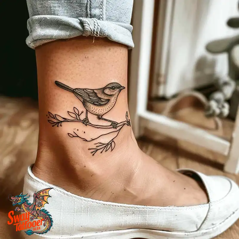 mockingbird tattoo design
