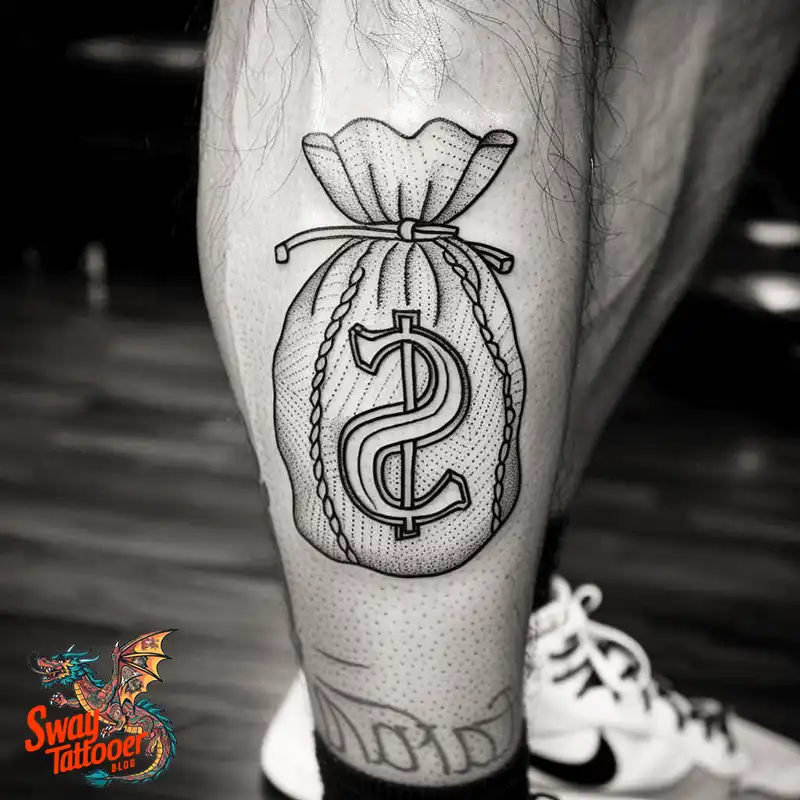 80 Money Bag Tattoo Designs: Symbolism, and Art Style 64 money bag12