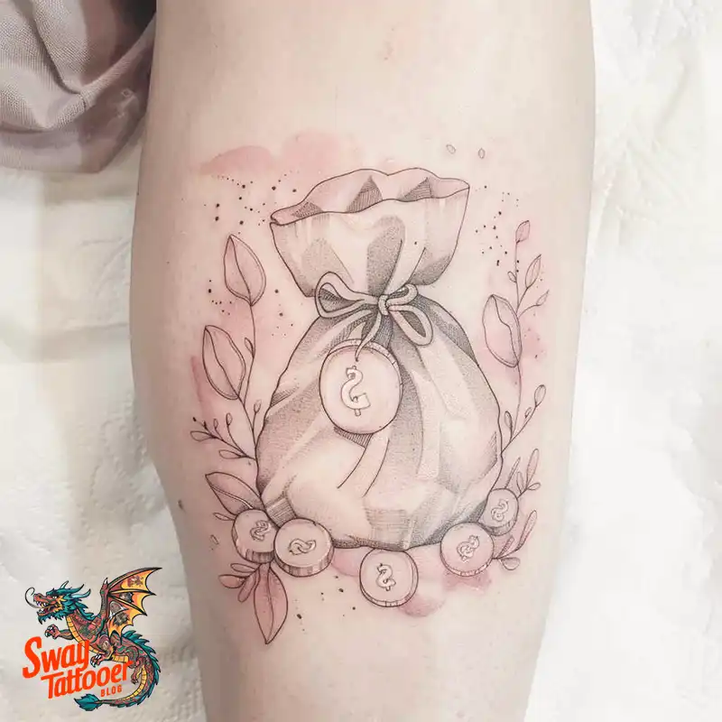 80 Money Bag Tattoo Designs: Symbolism, and Art Style 67 money bag15