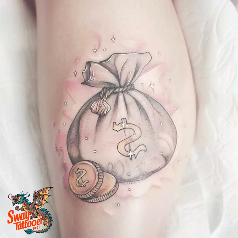 80 Money Bag Tattoo Designs: Symbolism, and Art Style 60 money bag16