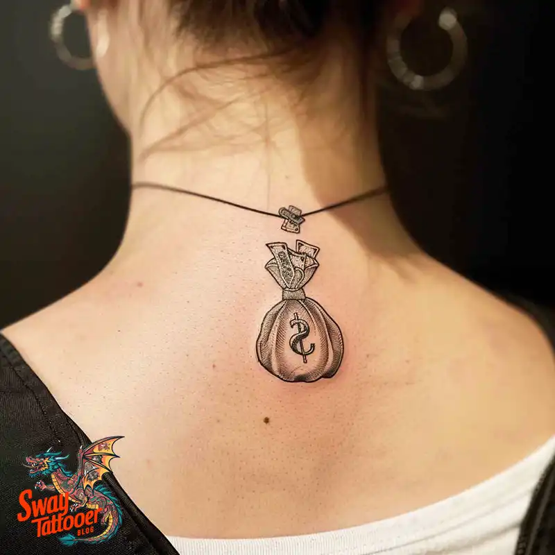 80 Money Bag Tattoo Designs: Symbolism, and Art Style 51 Money Bag Tattoo