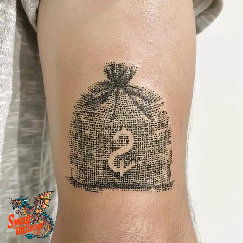80 Money Bag Tattoo Designs: Symbolism, and Art Style 47 Money Bag Tattoo