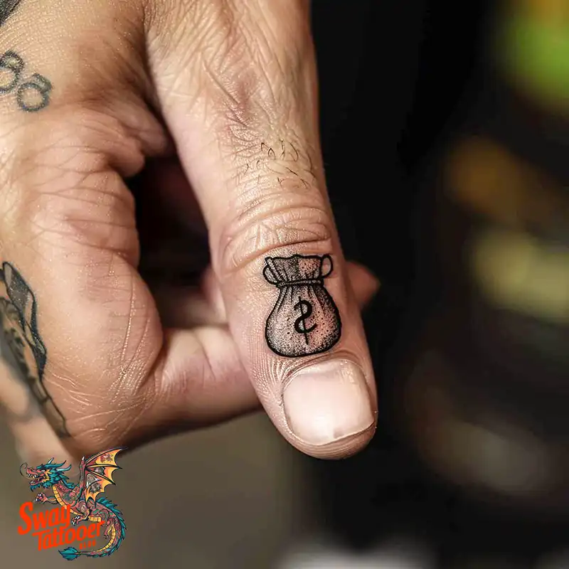 80 Money Bag Tattoo Designs: Symbolism, and Art Style 40 Money Bag Tattoo