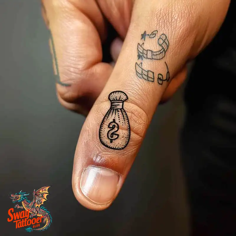 80 Money Bag Tattoo Designs: Symbolism, and Art Style 39 Money Bag Tattoo