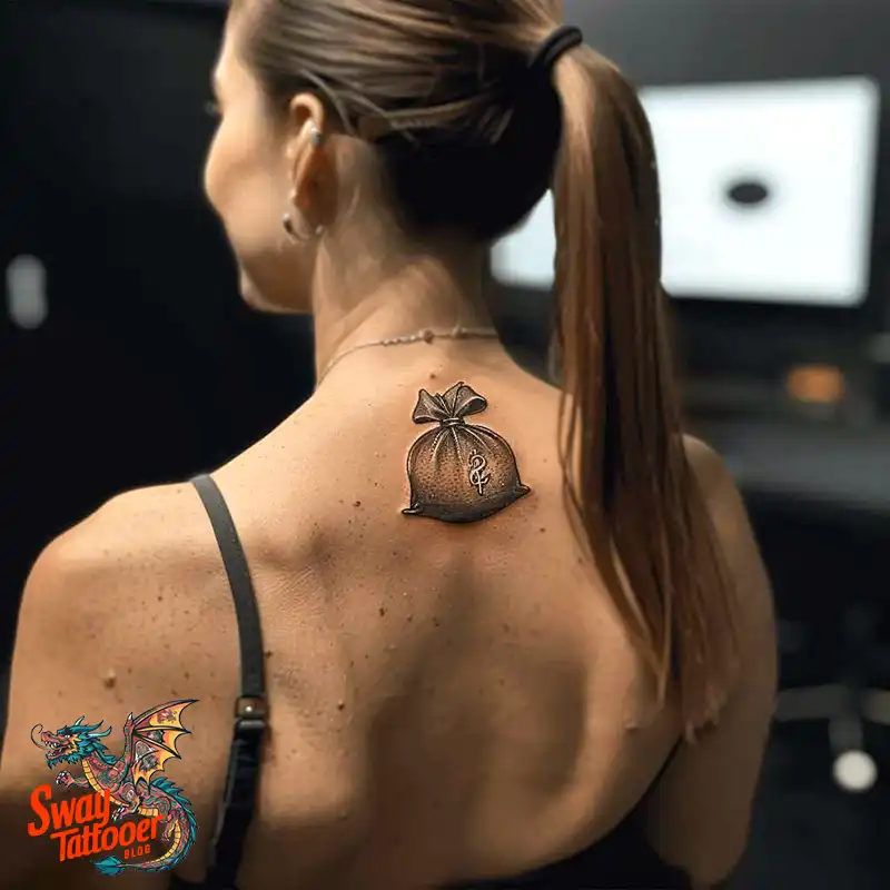 80 Money Bag Tattoo Designs: Symbolism, and Art Style 35 Money Bag Tattoo