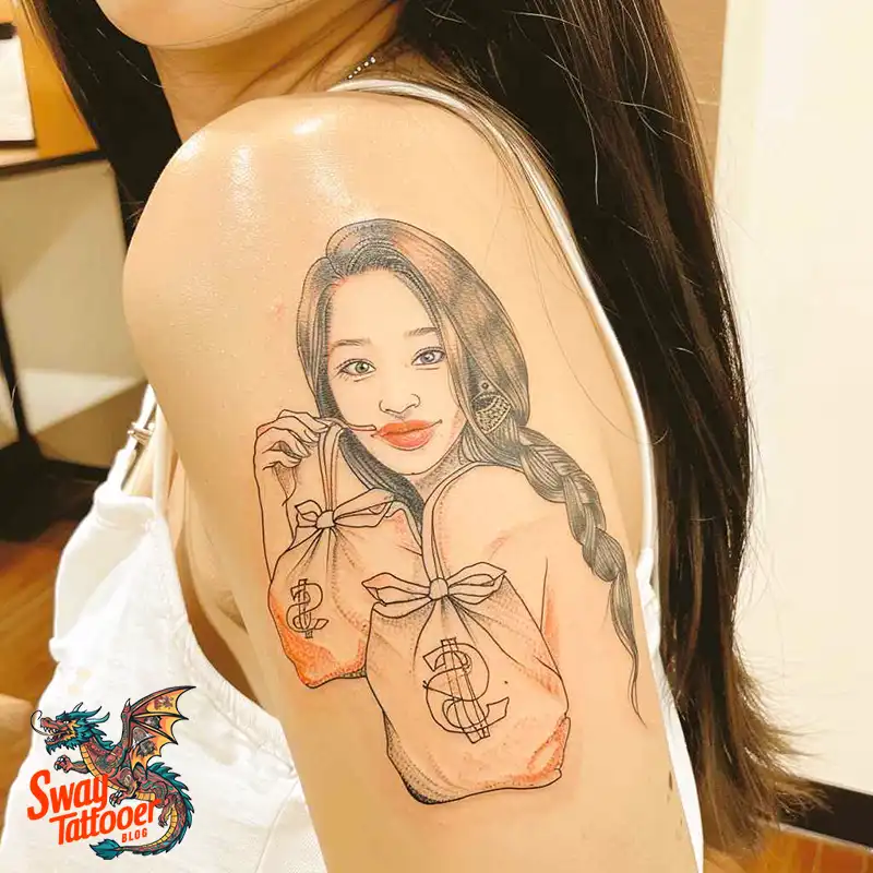 80 Money Bag Tattoo Designs: Symbolism, and Art Style 25 Money Bag Tattoo