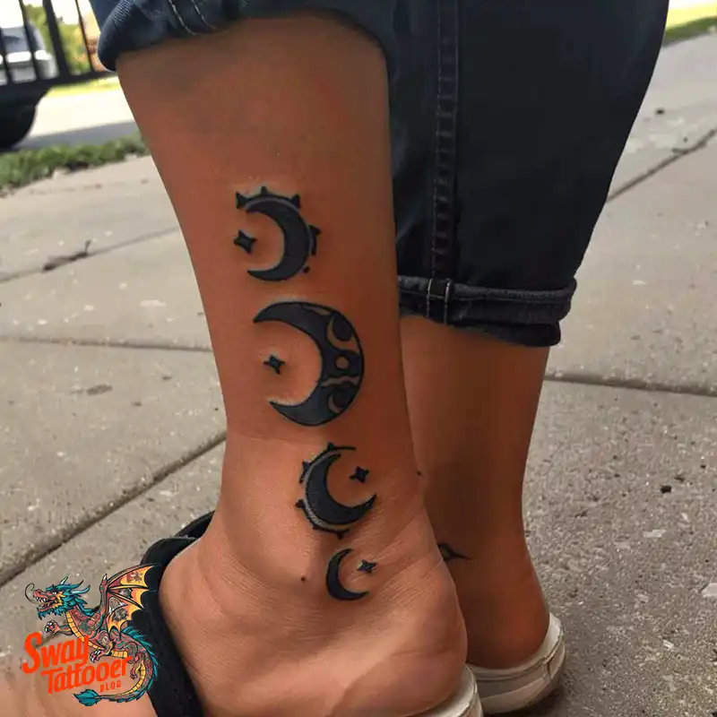 100 Moon Phase Tattoo Designs: Symbolism, and Style 74 moon phase15